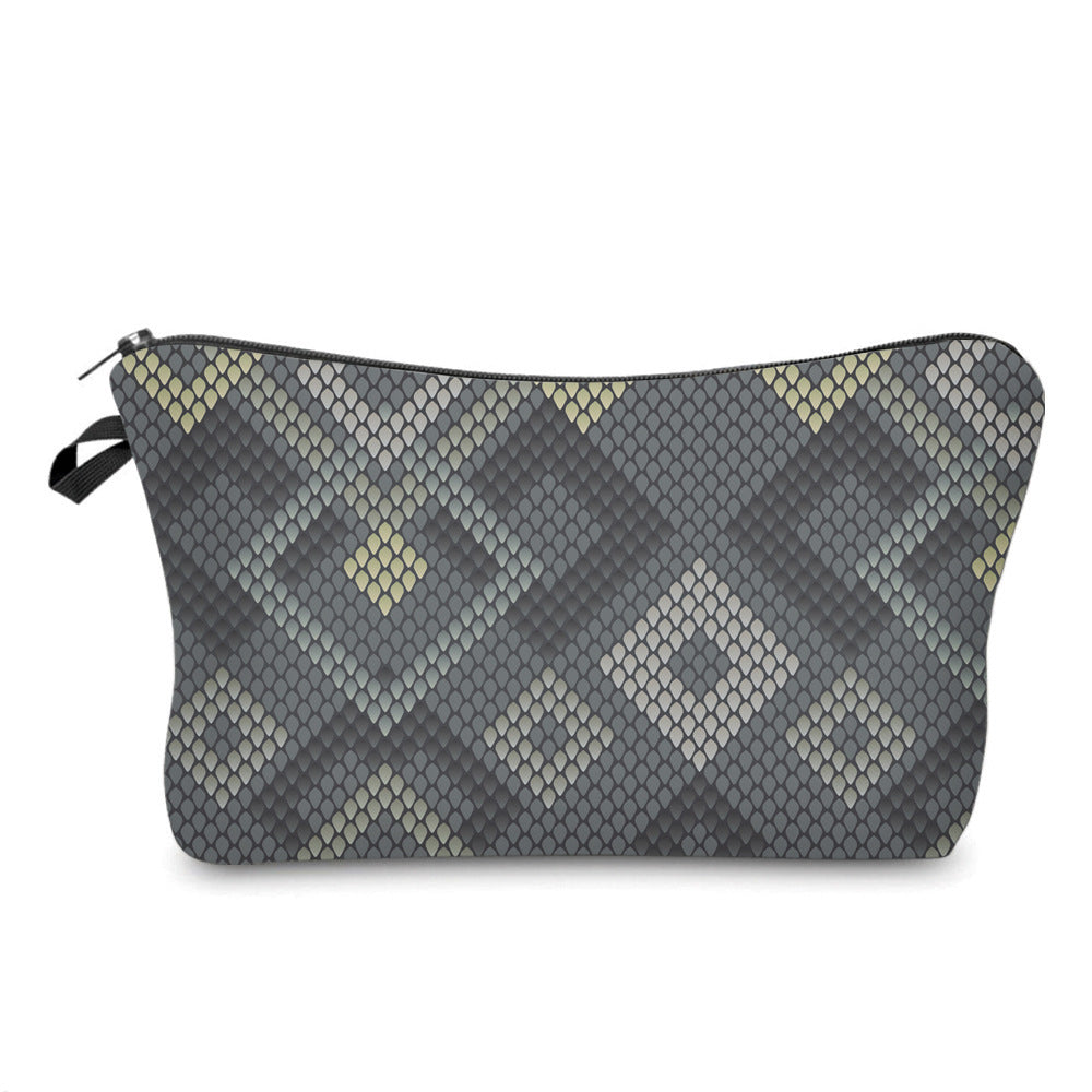 Wholesale Polyester Cow Print Animal Print Cosmetic Bag